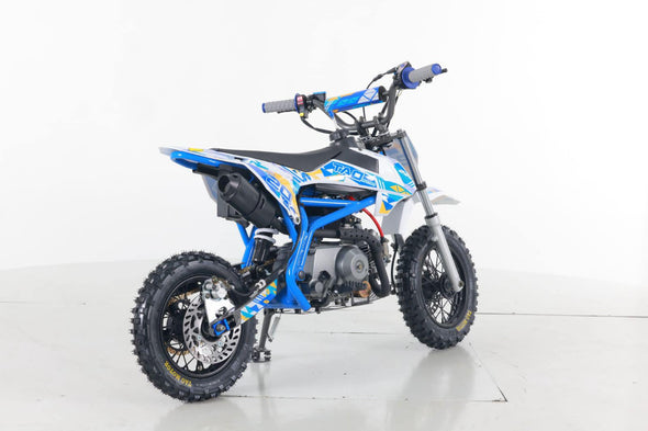 107cc TAO DB20 Pit-Bike 4 Stroke Electric Start - Blue (Small Frame) for 10 Years +