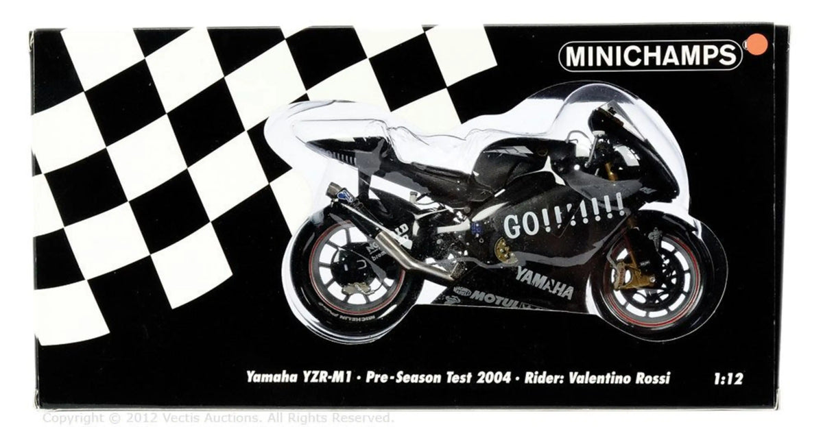 1:12 Minichamps Yamaha YZR M1 Pre-Season Test 2004 Valentino Rossi