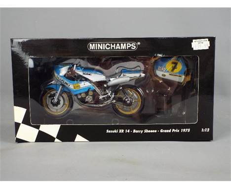 1:12 Minichamps Suzuki XR14 Barry Sheene Grand Prix 1975