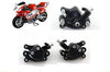 SET Black Brake Caliper + Brake Pads - Pocketbike SA