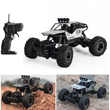 1:16 Scale RC 4WD Rock Crawler - Silver with Rubber Tyres