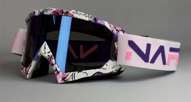 Motocross Goggles - Purple & Pink