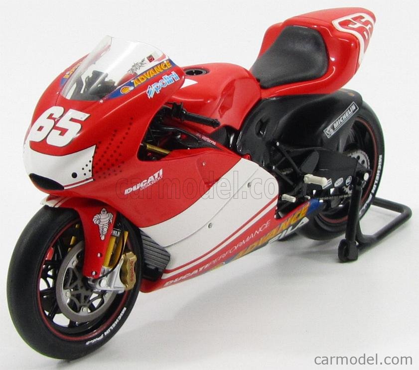 Miniature Loris 1:12 Minichamps Ducati Desmosedici Loris Capirossi MotoGP 2003 ...