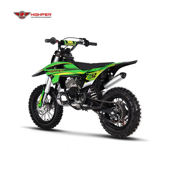 50cc 2T DB-X12 Kids MX Dirt Bike - Kick Start - Green