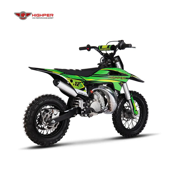 50cc 2T DB-X12 Kids MX Dirt Bike - Kick Start - Green