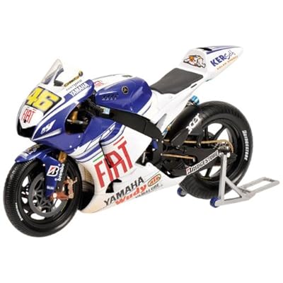 1:12 Minichamps Yamaha YZR M1 Valentino Rossi Fiat Yamaha Team MotoGP 2008 Indianapolis - RARE