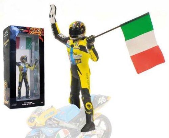 1:12 Minichamps Figurine Valentino Rossi GP 125cc 1996 – Pocketbike SA