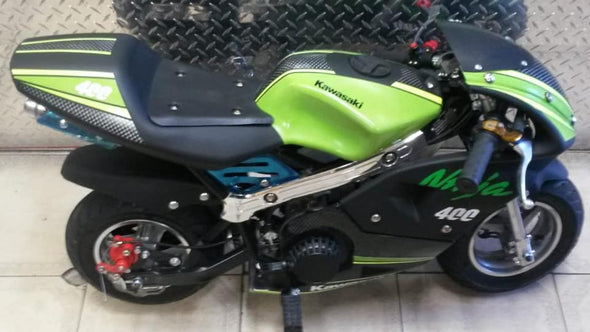 Kawasaki Ninja Design 50cc 2 Stroke Pocket Bike - CAG Model