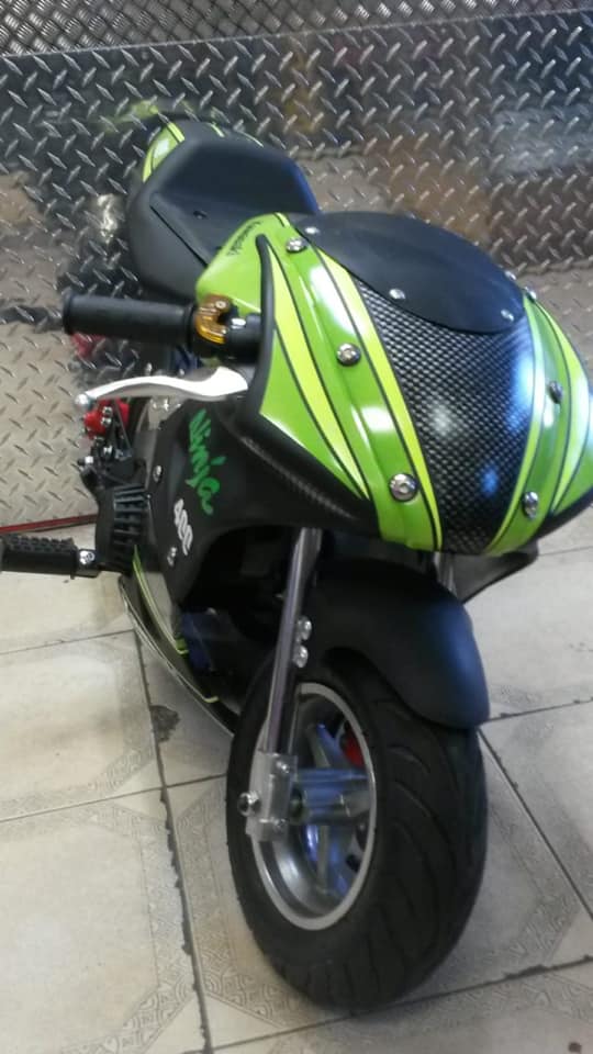 Kawasaki Ninja Design 50cc 2 Stroke Pocket Bike - CAG Model