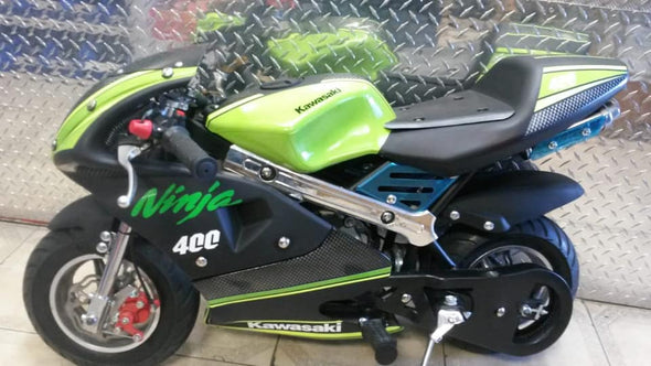 Kawasaki Ninja Design 50cc 2 Stroke Pocket Bike - CAG Model