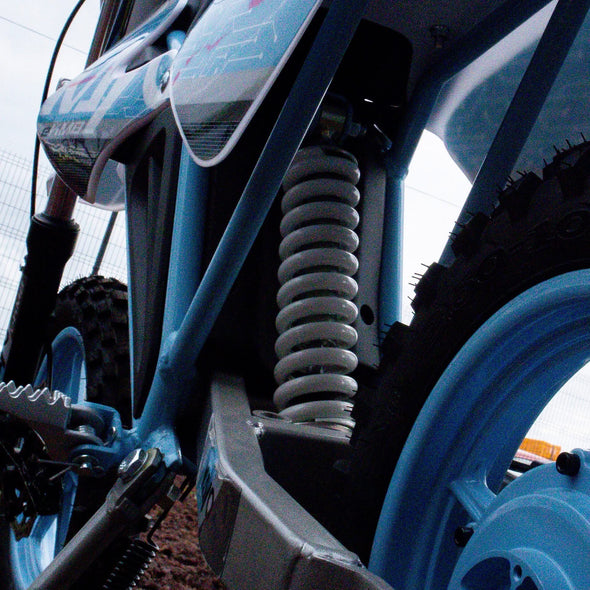 KAYO EKMB 800W 48V Electric Dirt Bike (Ages 5-10 Years) Great for Complexes or Estates (Blue)