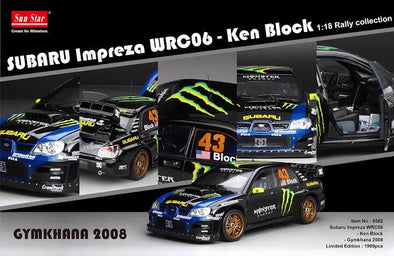 1:18 Rally Collectibles Subaru Impreza WRC06 - Ken Block - RARE