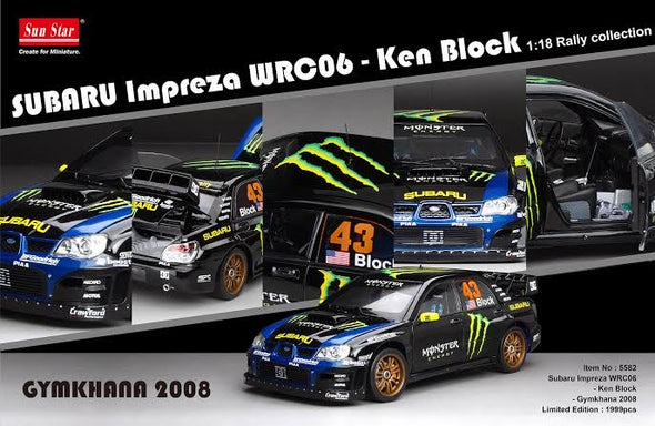1:18 Rally Collectibles Subaru Impreza WRC06 - Ken Block - RARE