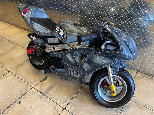 Custom Top Gun Maverick Design 50cc 2 Stroke Pocketbike - CAG Model