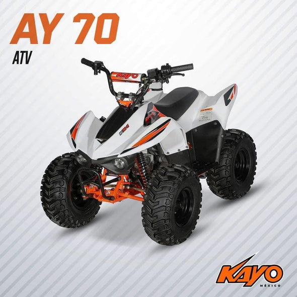 KAYO 24 AY70 70cc 4 Stroke Quad (Ages 10+) Electric Start, Automatic
