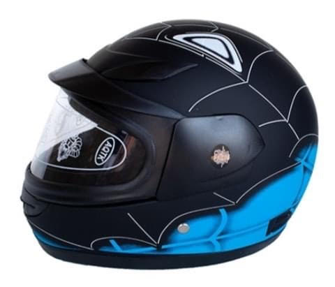 Kids Spider Man Helmet 49-54cm - Black for 4 Years Up - Recreational use only.