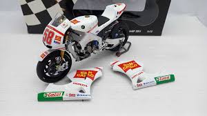 1:12 Minichamps Marco Simoncelli Honda RC212V San Carlo Honda Gresini MotoGP 2011 - RARE
