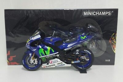 1:12 Minichamps #46 Valentino Rossi YZR M1 Movistar Yamaha MotoGP Winter Test Sepang 2016