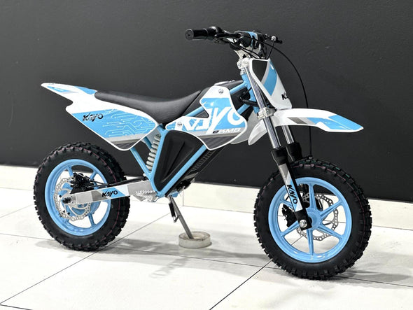 KAYO EKMB 800W 48V Electric Dirt Bike (Ages 5-10 Years) Great for Complexes or Estates (Blue)