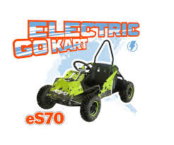 KAYO ES70 Electric 500W 48V Go Kart with Adjustable Seat