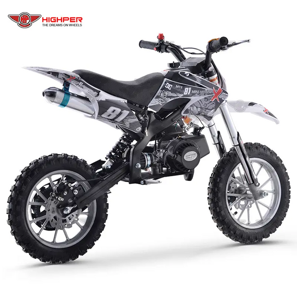 50cc 2 Stroke Hype Model Mini Dirt Bike (4-10 Years) NEW LOOK!