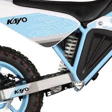 KAYO EKMB 800W 48V Electric Dirt Bike (Ages 5-10 Years) Great for Complexes or Estates (Blue)