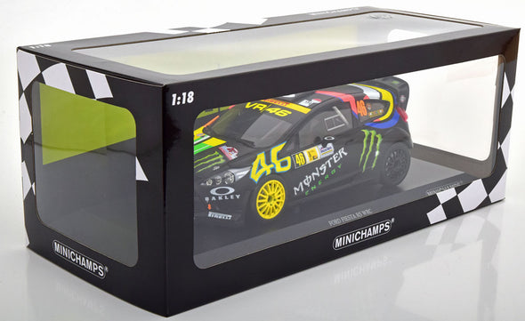 1:18 Minichamps Ford Fiesta RS WRC Rossi/Cassina Winners Monza Rally Show 2012