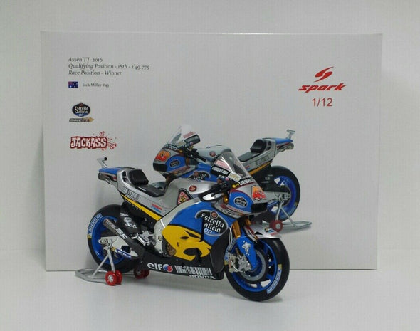 1:12 Spark Jack Miller #43 Assen TT 2016 Qualifying Position