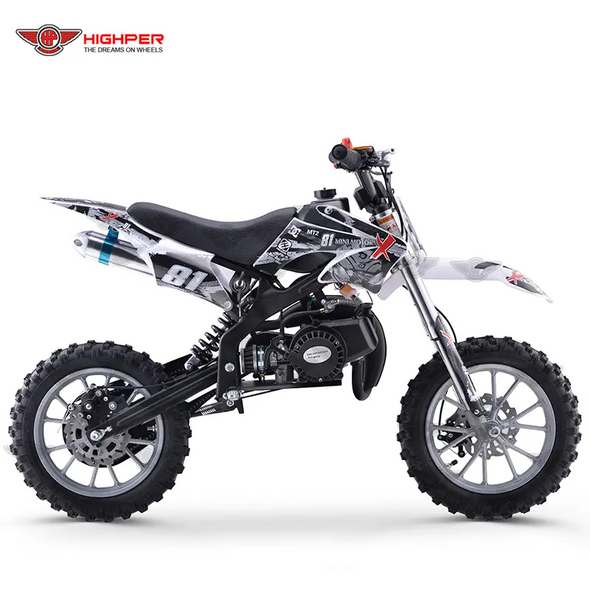 50cc 2 Stroke Hype Model Mini Dirt Bike (4-10 Years) NEW LOOK!