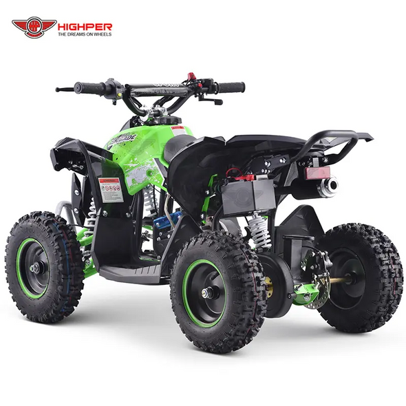 50cc 2 Stroke Air Cooled Hype Mini Quad Bike (4-10 Years) - Green