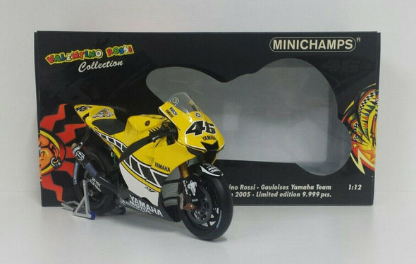 1:12 Minichamps #46 Valentino Rossi Yamaha YZR M1 Gauloises Yamaha Team Valencia 2005