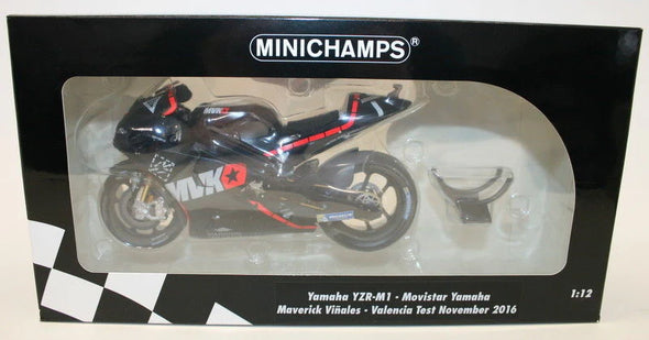 1:12 Minichamps Maverick Vinales Valencia Test November 2016 - Yamaha YZR-M1 Movistar