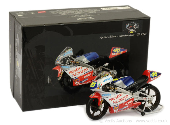 1:12 Minichamps #46 Valentino Rossi Aprilia 125cc GP 1997 - Extremely RARE