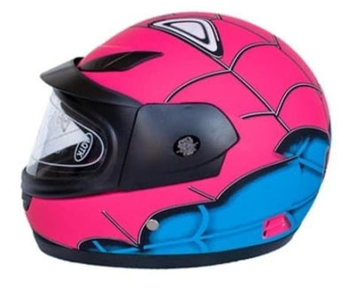 Kids Spider Man Helmet 49-54cm - Pink for 4 Years Up - Recreational use only.