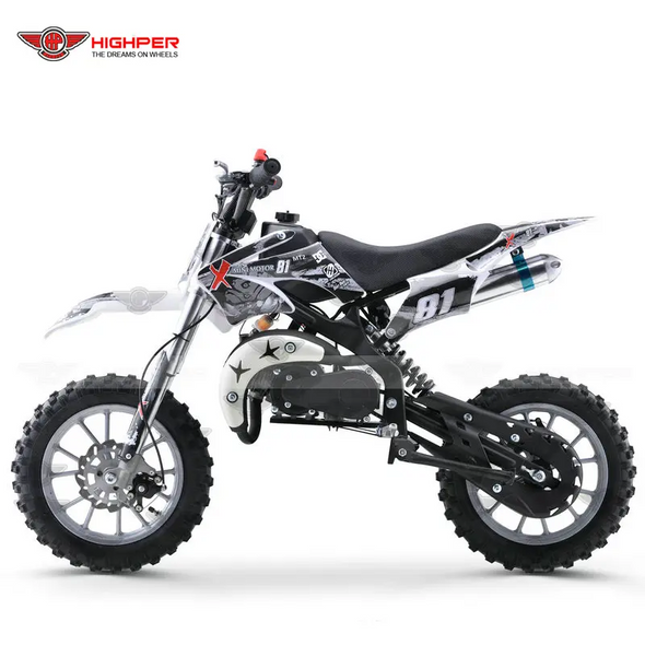 50cc 2 Stroke Hype Model Mini Dirt Bike (4-10 Years) NEW LOOK!