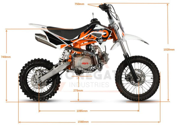 KAYO 24 TSD110 110cc 4 Stroke Pitbike