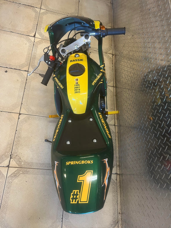 Springbok Rugby Winner 50cc 2 Stroke Pocket Bike (CAG Model)