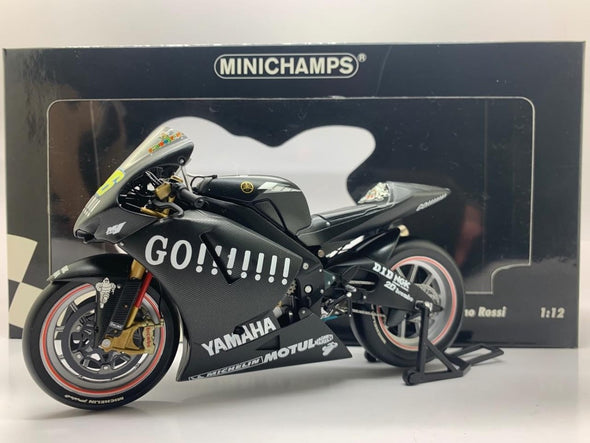 1:12 Minichamps Yamaha YZR M1 Pre-Season Test 2004 Valentino Rossi - RARE
