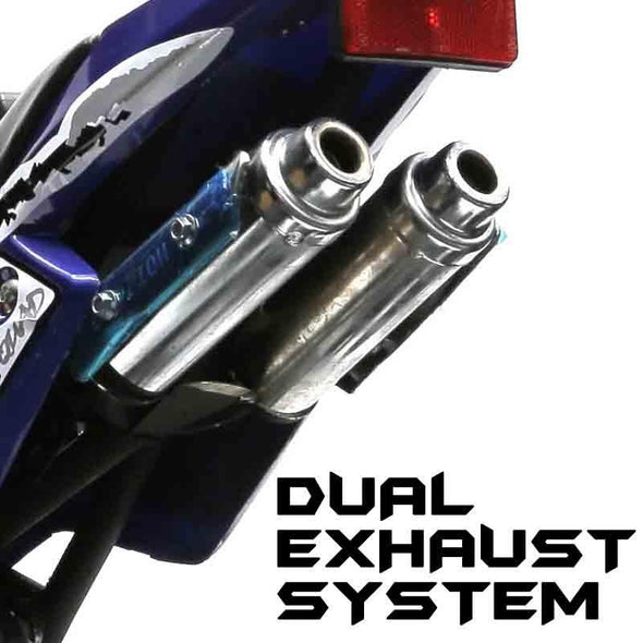 Quad Dual Exhaust System - Pocketbike SA