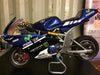 Set 2 Finger Race Levers (Short - Blue) - Pocketbike SA