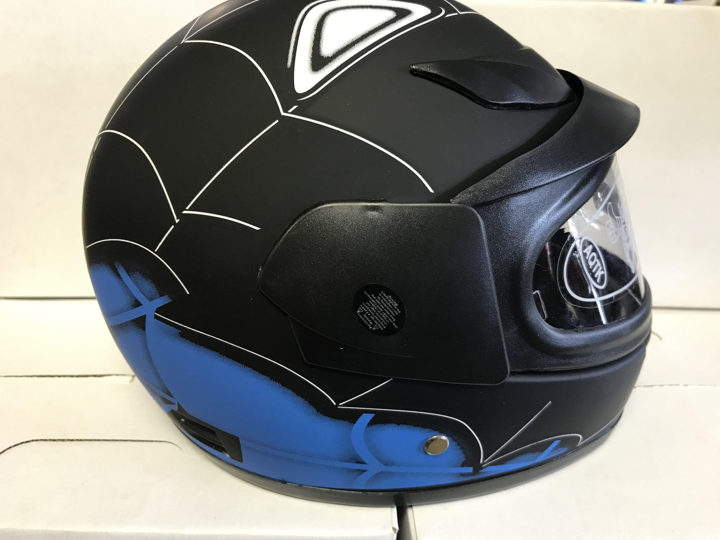 black spiderman motorcycle helmet Kids Spider Man Helmet 49-54cm - Black for 4 Years Up