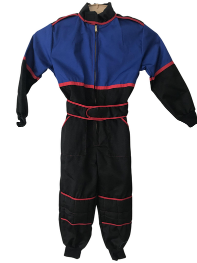 4-5 Years Kids Race Suit - Blue/Red/Black