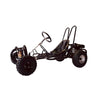 200cc Petrol Go-Kart with suspension & belt drive - Black - Pocketbike SA