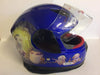 Gloss Blue Kiddies Helmet with Animation Design - Pocketbike SA