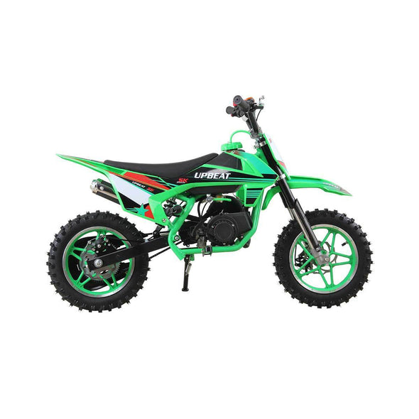 Kids 50cc 2 Stroke Level Entry Upbeat Dirt Bike - Green - Pocketbike SA