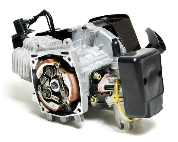 50cc 2 Stroke Air-Cooled 3HP Petrol Driven Dirt Bike Engines + Gearbox - Pocketbike SA