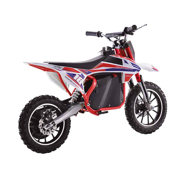 Mini-Pulse 800W 36V Electric Off-road Dirt Bike - Red (4-12 Years)