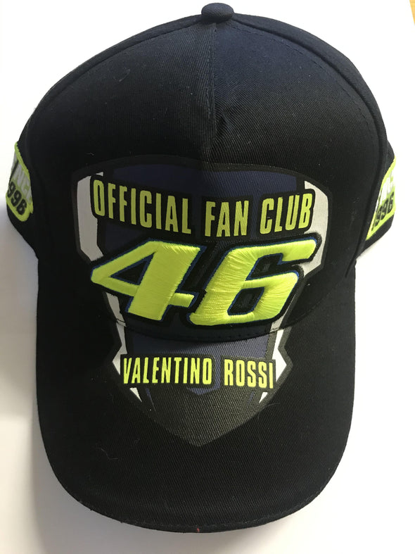 Official #46 Valentino Rossi Fan Club Cap - Pocketbike SA