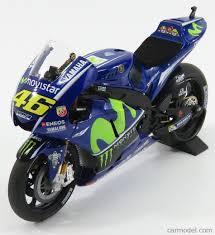 Model Bike 1:12 Minichamps #46 Valentino Rossi YZR M1 Movistar Yamaha MotoGP 2017 - Pocketbike SA