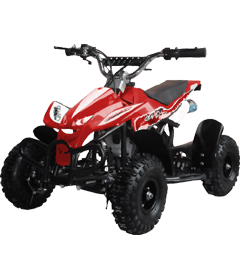 Level Entry 50cc 2 Stroke Air Cooled 3HP Mini Quad - Red FREE DELIVERY NATION WIDE - Pocketbike SA